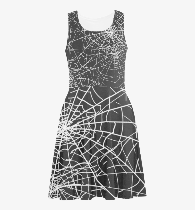 Cobweb Spider Web Atalanta Sundress - Day Dress, transparent png #9649709