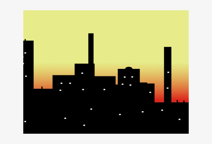 City Clipart Superhero - Clip Art Cityscape, transparent png #9649903