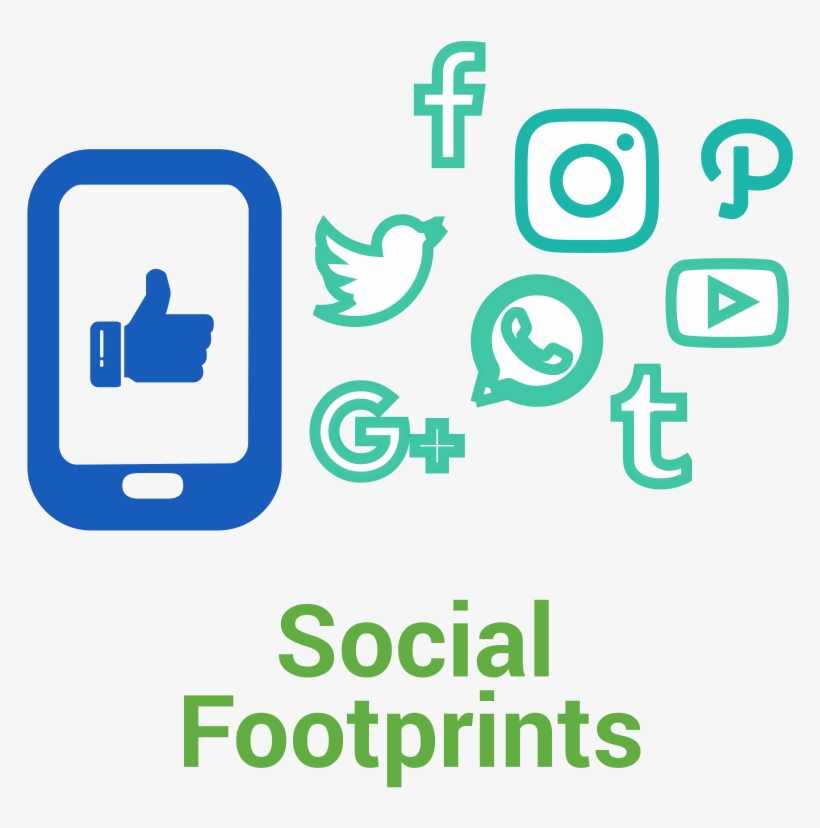 A Social-footprints - Social Frames Logo, transparent png #9649993