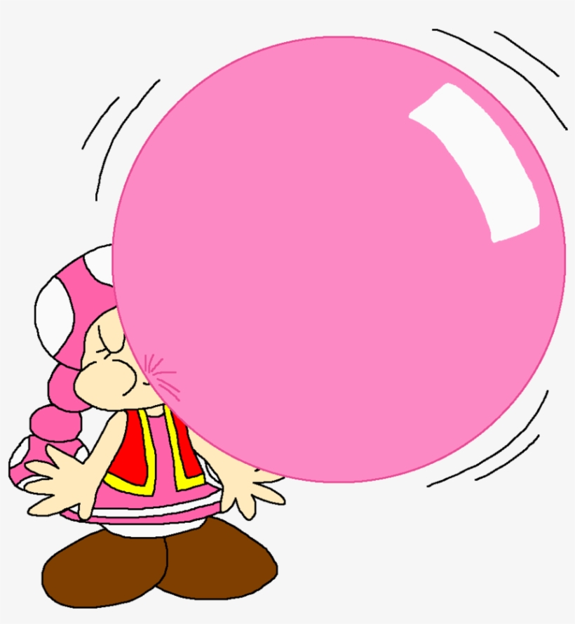 Chewing Gum Clipart Babble - Cartoon, transparent png #9650116