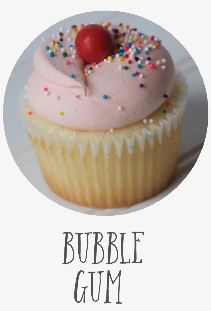 Bubble-gum - Cupcake, transparent png #9650848