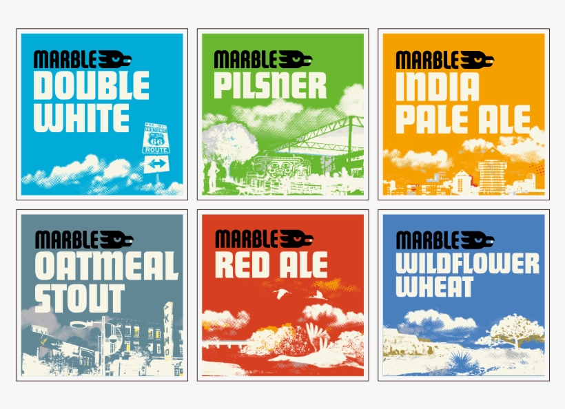 Marble Brewery Beer Identification Branding - Marble Brewery, transparent png #9650894
