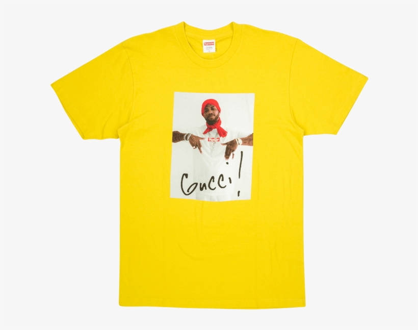 Supreme Gucci Mane Tee - T Shirts Supreme New York, transparent png #9651186