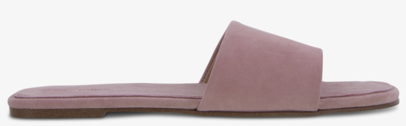 Paloma Dusty Pink Kid Suede Flats - Suede, transparent png #9651689
