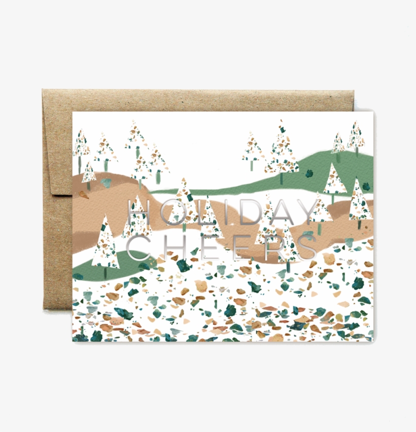 Foil Terrazzo Holiday Cheers - Motif, transparent png #9651815