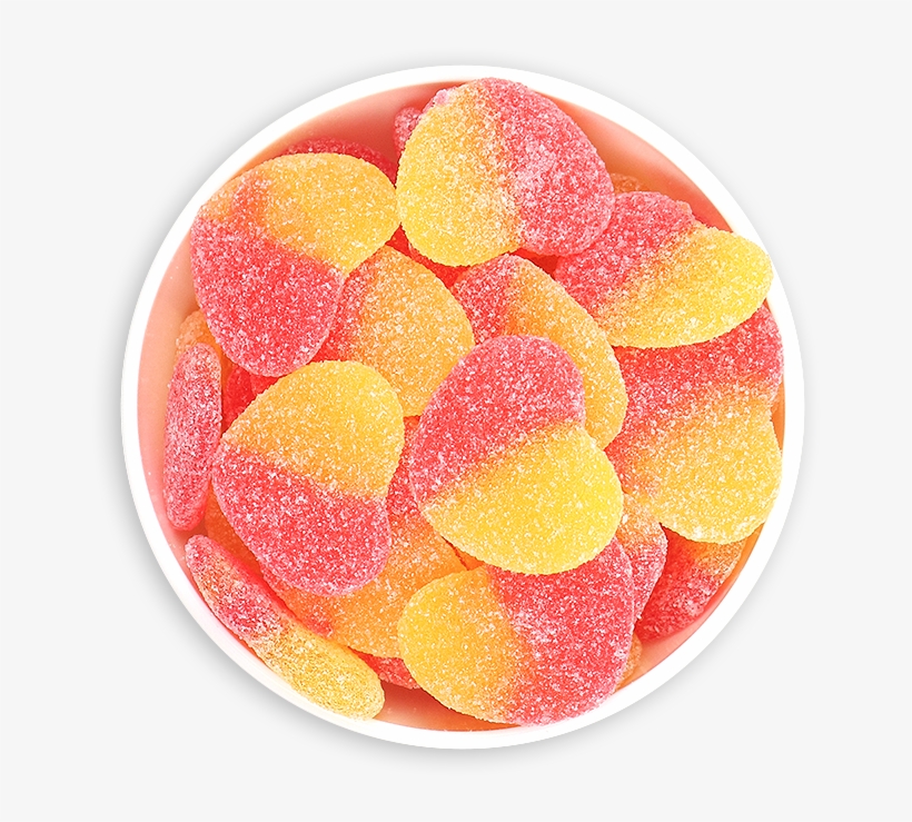 Paloma's Peach Melba Candy - Circle, transparent png #9651861