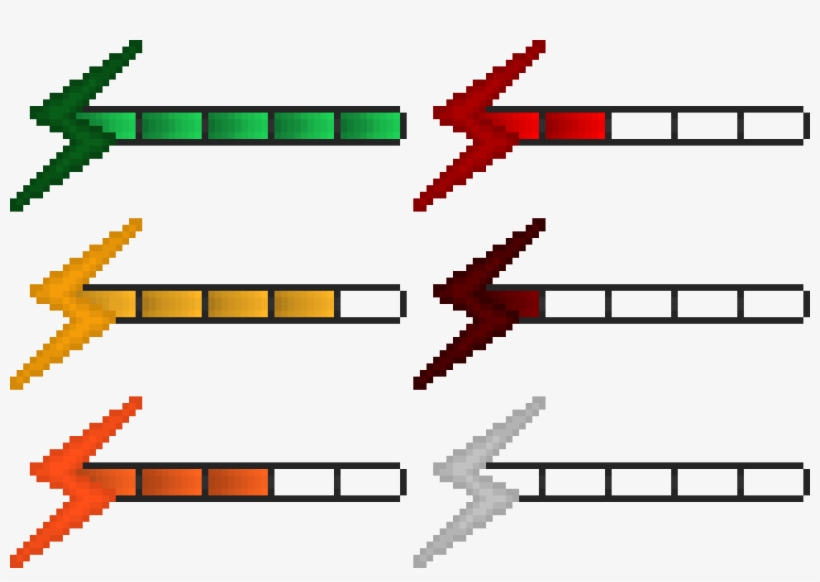 Health Bar Collection - Diagram, transparent png #9651935