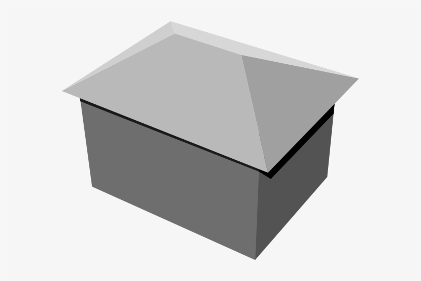 File - Hip Roof - Svg - Four Sided Sloped Roof, transparent png #9652106