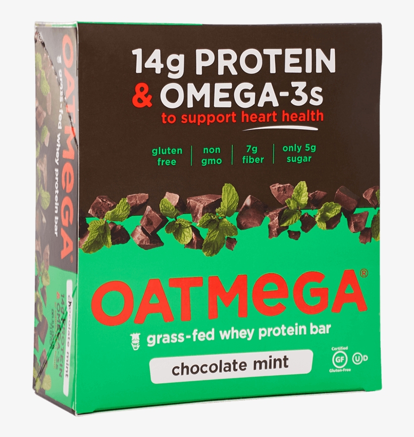 Oatmega Chocolate Mint Crisp Protein Bar - Oatmega Chocolate Mint, transparent png #9652355