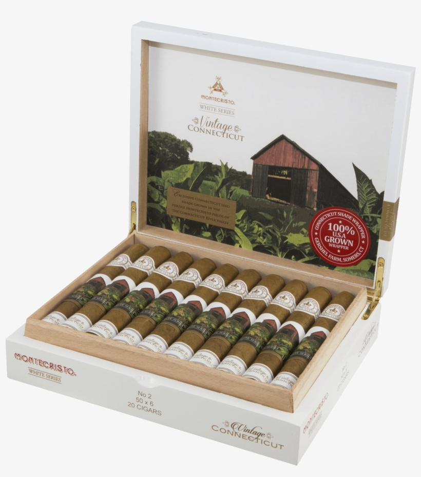 Montecristo White Vintage Connecticut, transparent png #9652572