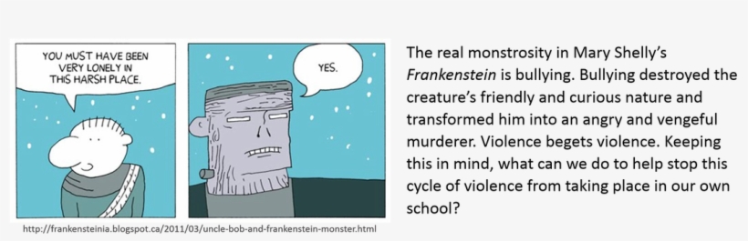 Picture - Frankenstein Bullying, transparent png #9652992