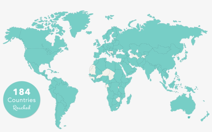 We're Dedicated To Boosting The Emotional Intelligence - Free Printable Black And White World Map, transparent png #9652993