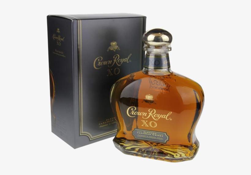 Crown Royal Xo - Glass Bottle, transparent png #9653148