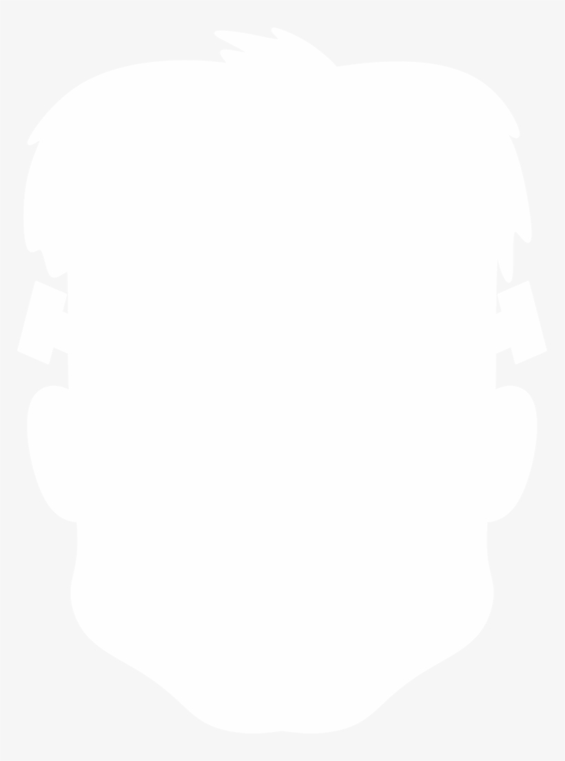 Frankenstein - Head Frankenstein Silhouette, transparent png #9653350