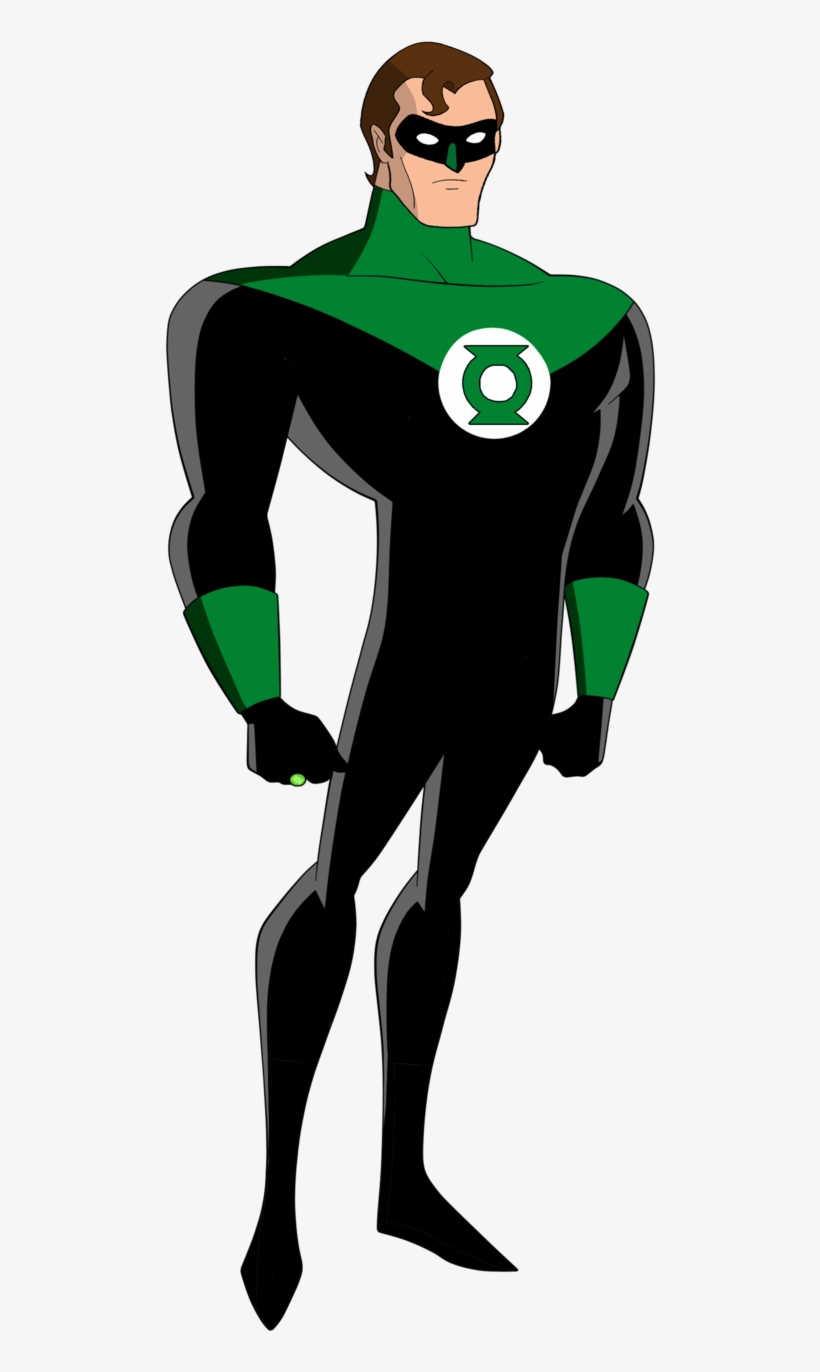 Green Lantern Animated Png - Green Lantern Hal Jordan Justice League, transparent png #9653564
