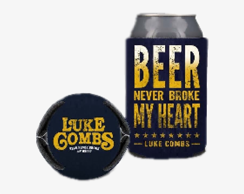 Luke Combs Navy Beer Can Coolie - Energy Shot, transparent png #9653592