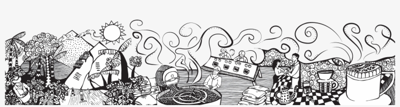 How To Brew - Doodle Art Coffee Png, transparent png #9654296