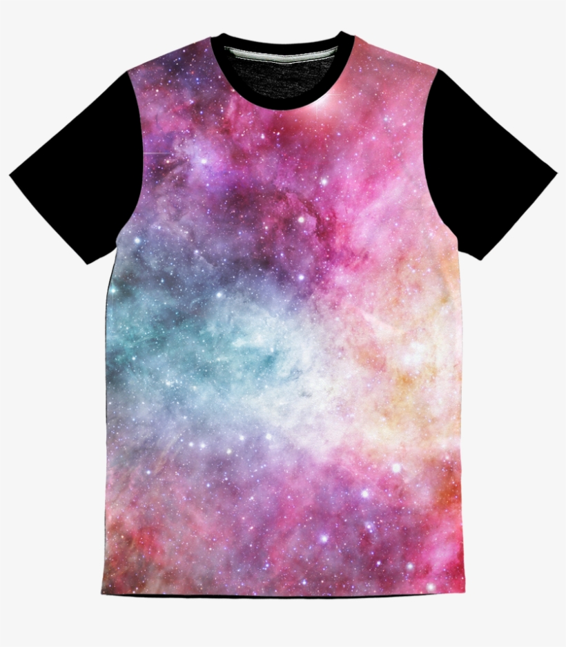 "pastel Nebula Classic Sublimation Panel T-shirt\ - Falling In Love Background, transparent png #9654457