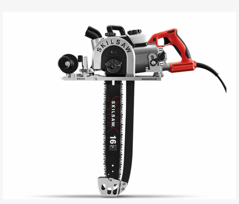 Skilsaw Spt55-11 Worm Drive Carpentry 16" Chainsaw - Skilsaw Worm Drive Chainsaw, transparent png #9654506