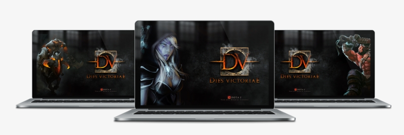 Credits To The Owner Of Dota 2 Characters - Netbook, transparent png #9654843