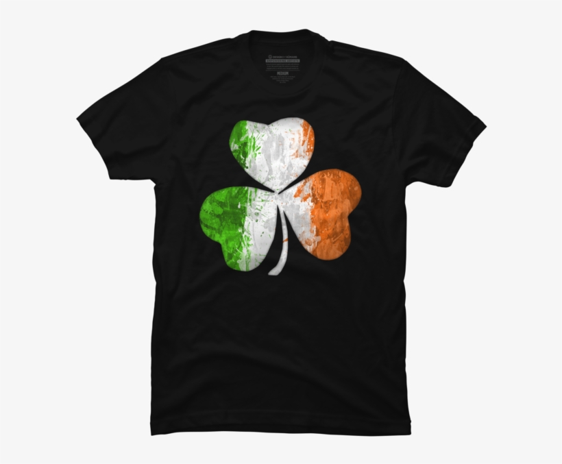Irish Flag Shamrock Grunge - Gogeta Blue Shirt, transparent png #9654955