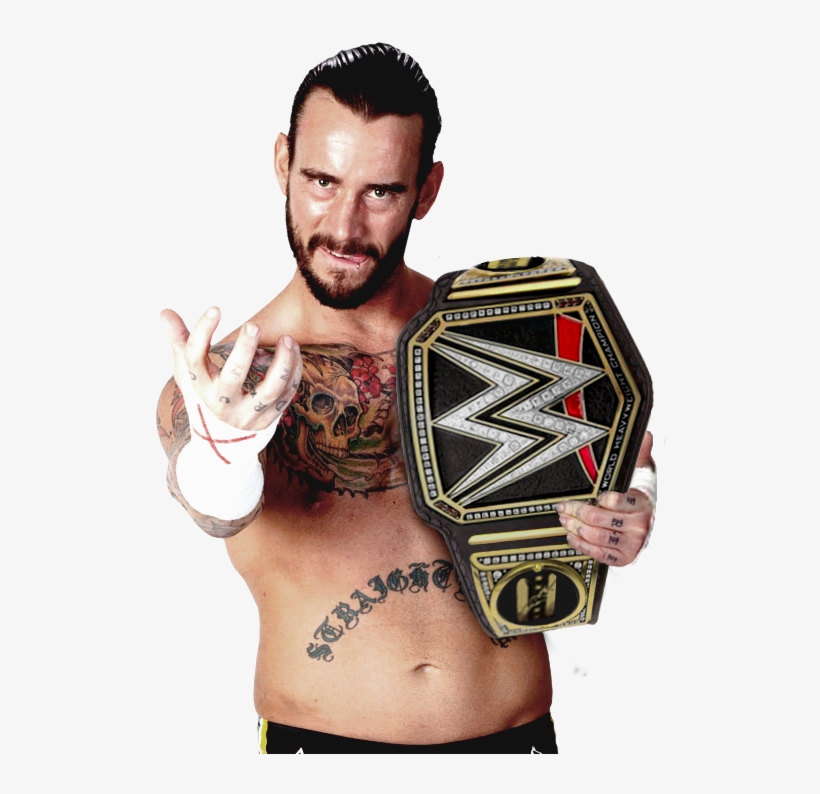 Cm Punk Wwe World Heavyweight Champion - Cm Punk Wwe World Heavyweight Championship, transparent png #9655645