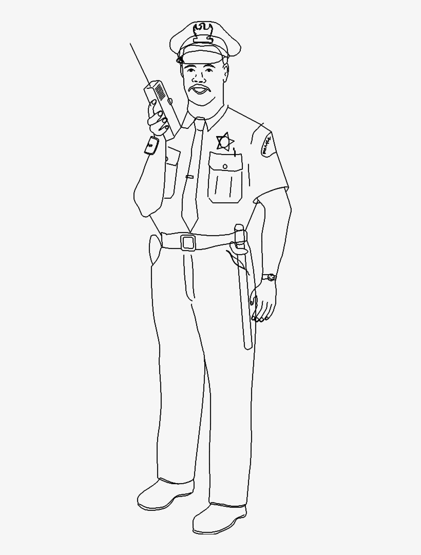 Policeman - Standing, transparent png #9655769
