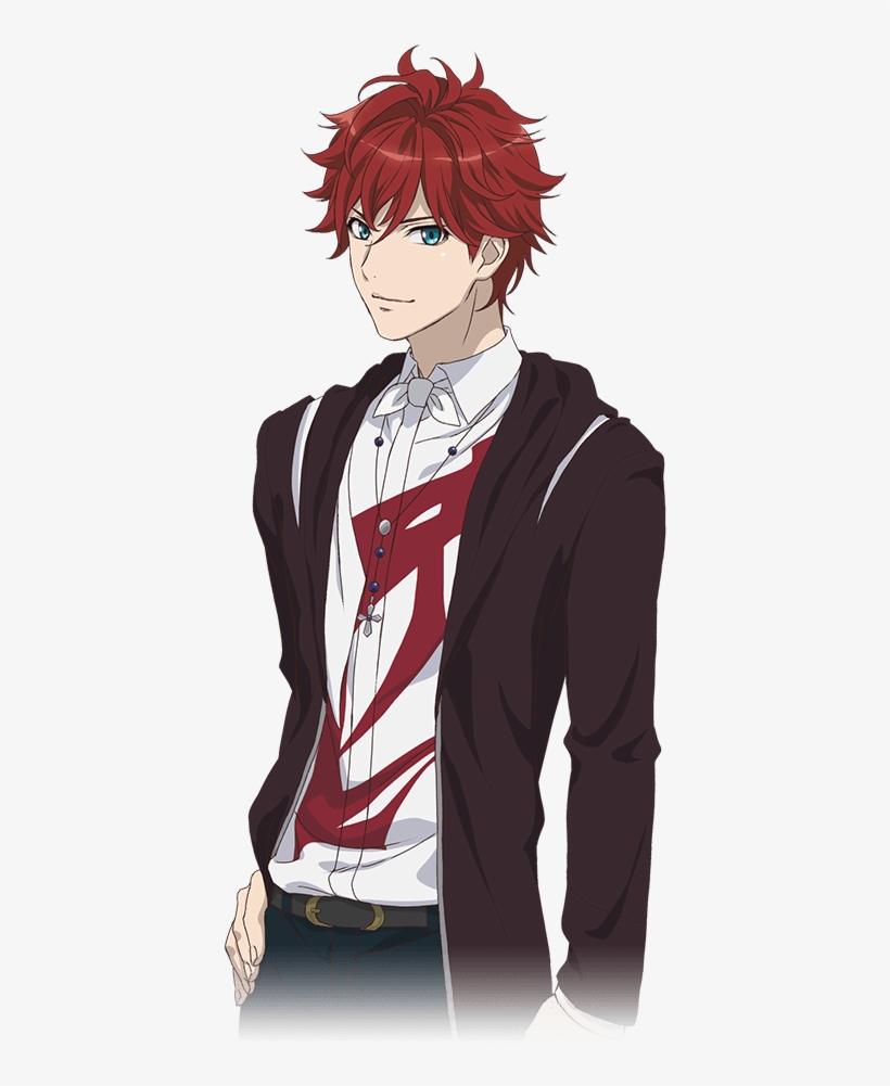 Lindo Tachibana- Dance With Devils Red Hair Anime Guy, - Cartoon, transparent png #9656003