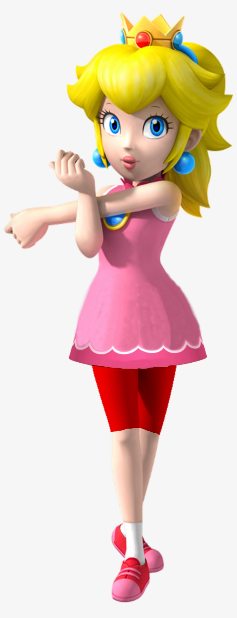 Princess Peach Costume - Princess Peach Character Sports, transparent png #9657423
