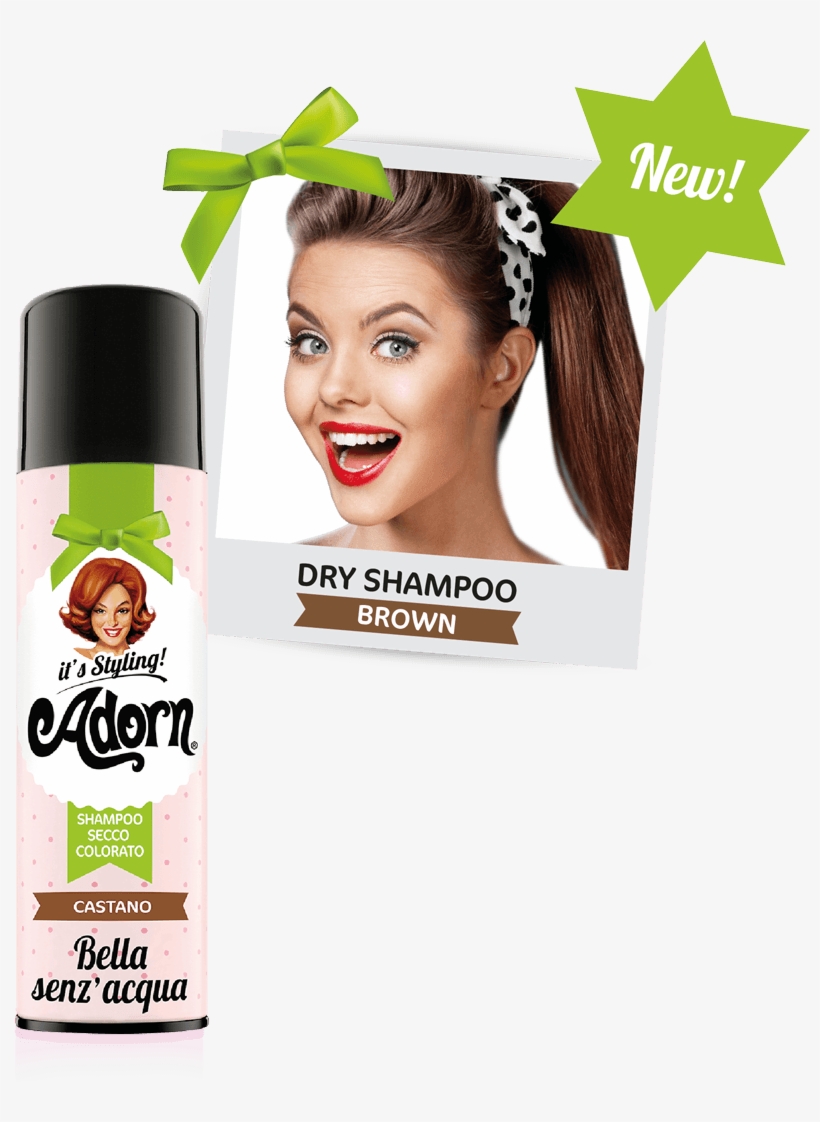 Shampoo Secco Capelli Castani, transparent png #9658708