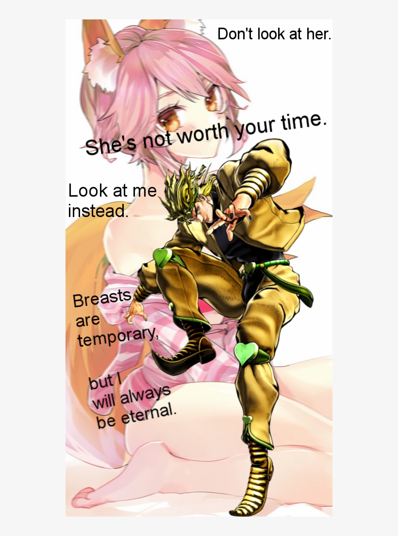 Vampire Waifu = Best Waifu - Jojo's Bizarre Adventure Dio Png, transparent png #9658752