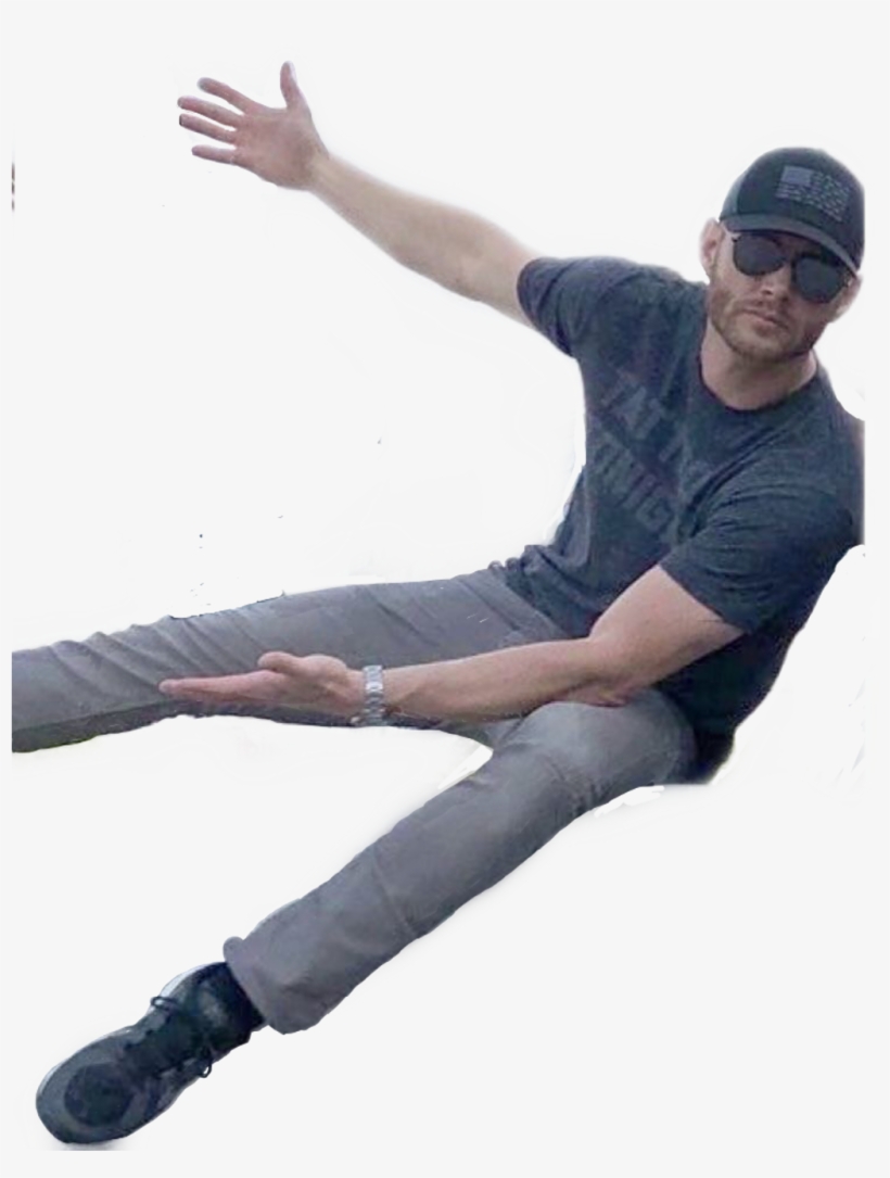 Jensenackles Sticker - Sitting, transparent png #9659005