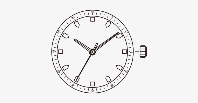 3 Hands - Miyota Js05, transparent png #9659740
