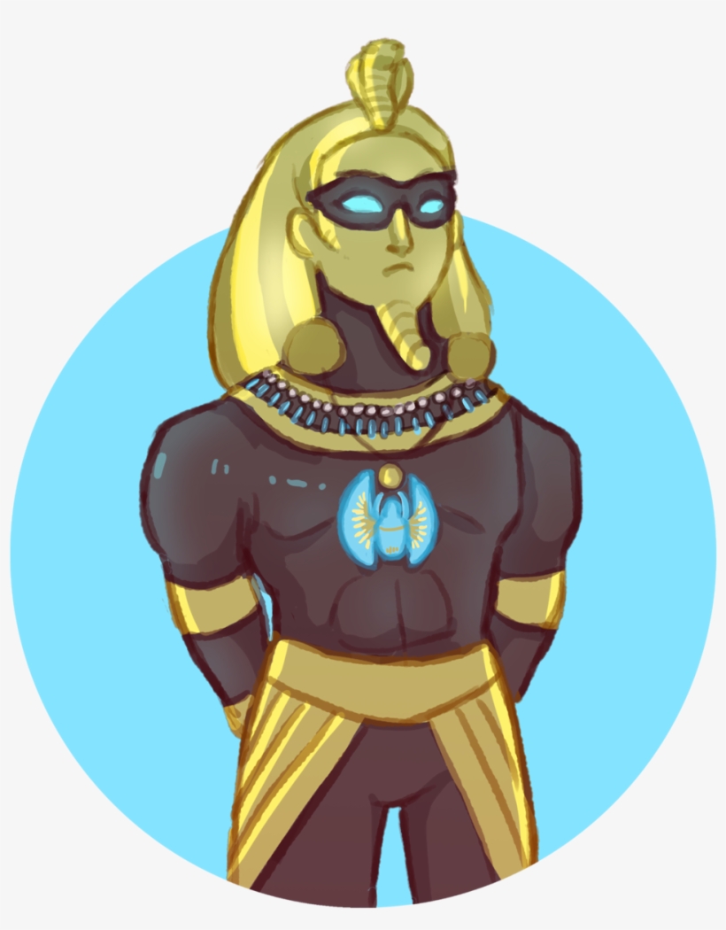 Le Pharaoh For @themasquedfox's Akuma Collab~ I Really - Cartoon, transparent png #9659881