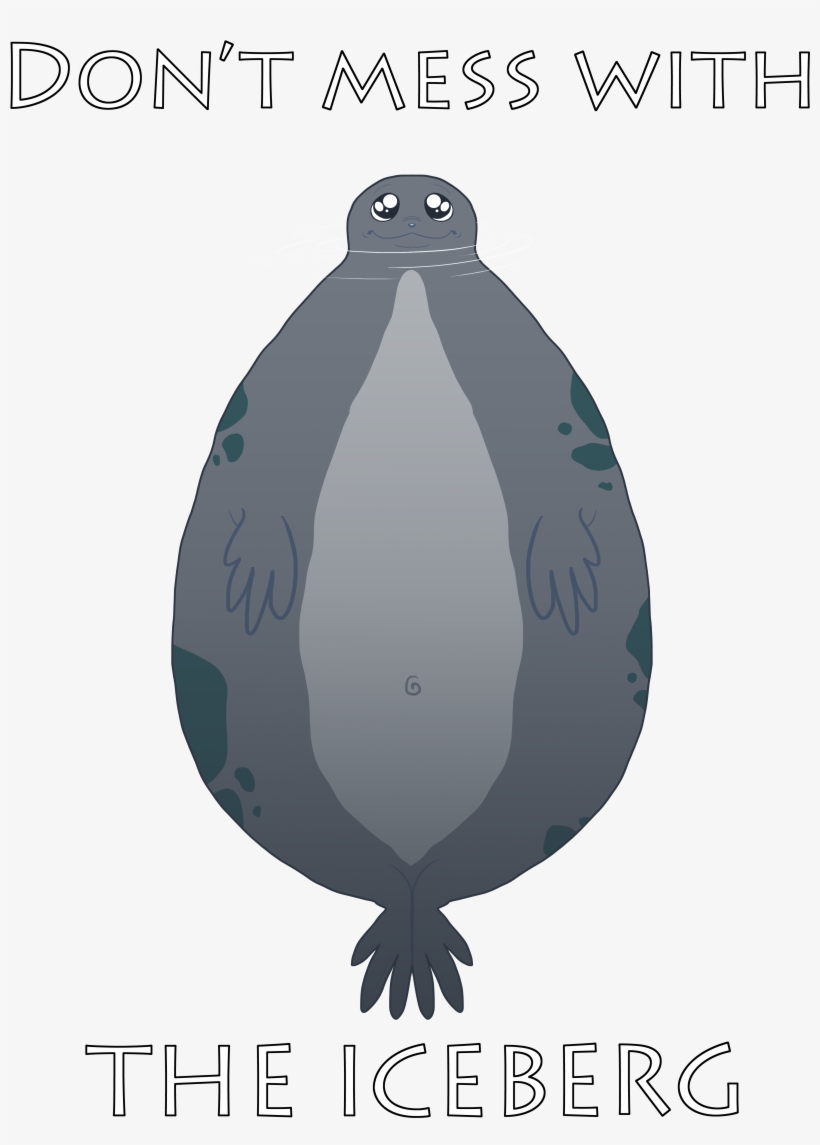 Iceberg - Penguin, transparent png #9659886