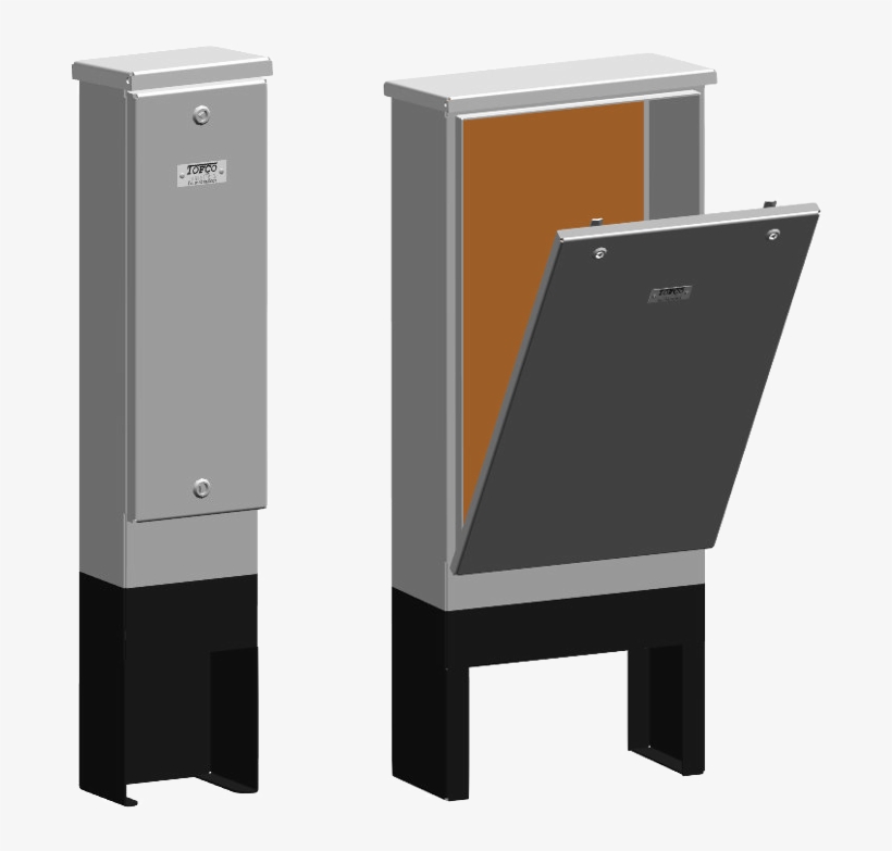 Single Door Feeder Pillars, Fp138, Fp139, Fp140, Fp141 - Furniture, transparent png #9660380