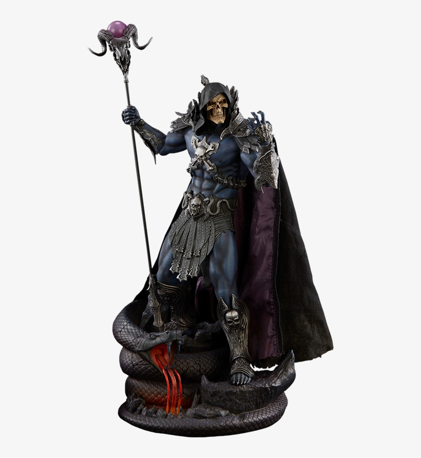 Sideshow Collectibles Skeletor Statue - Skeletor Sideshow Png, transparent png #9660420