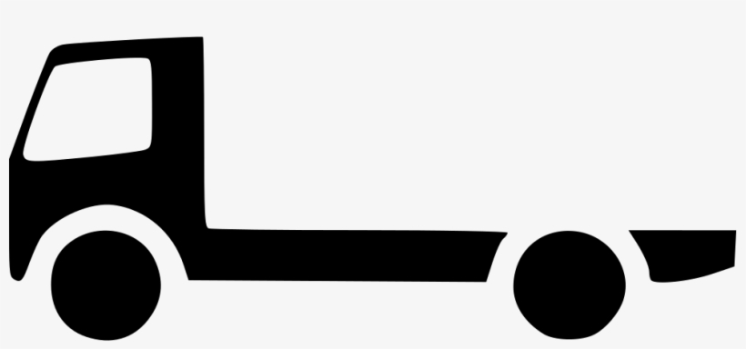Car Transprent Png - Flatbed Tow Truck Outline, transparent png #9660472