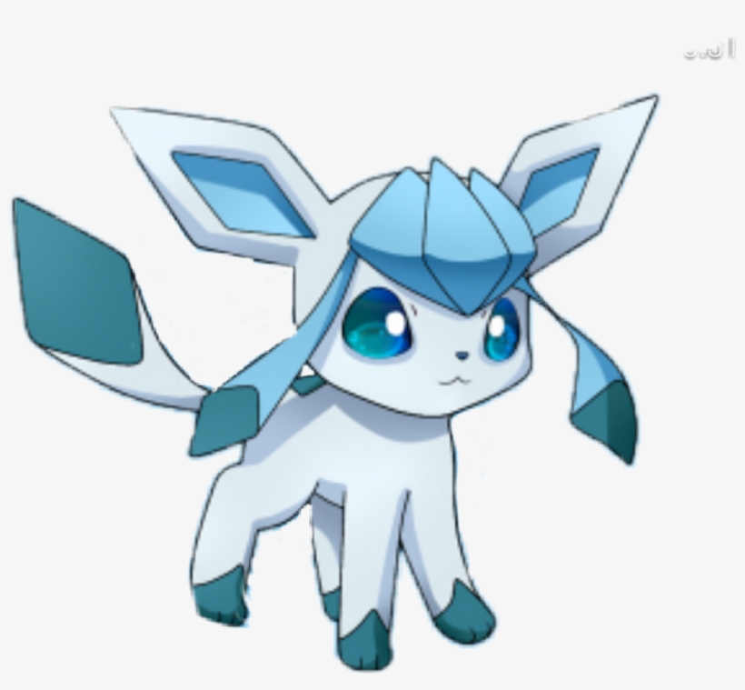 #glaceon #pokemon #freetoedit - Pokemon Glaceon Chibi, transparent png #9660600