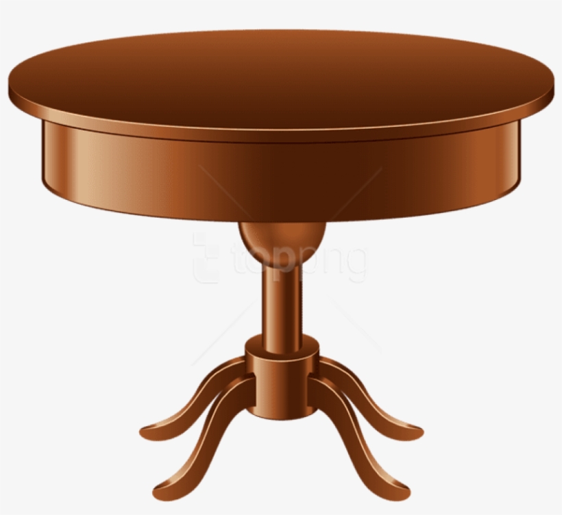 Free Png Download Oval Table Transparent Clipart Png - Table Clipart Transparent Background, transparent png #9660665