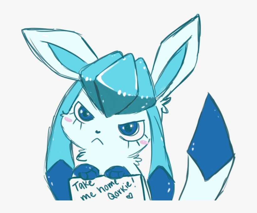 Farewell - Smug Glaceon, transparent png #9660666