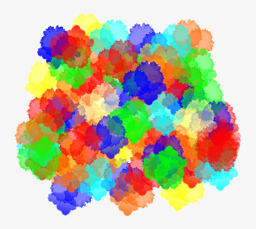 Multicolor Ink Stains Background - Visual Arts, transparent png #9660942