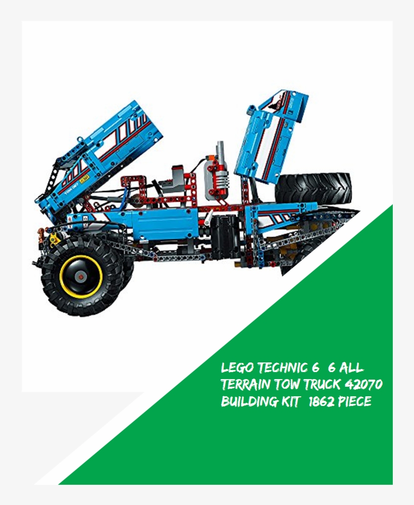 Lego Technic 6×6 All Terrain Tow Truck 42070 Building - Lego Technic 6x6 All Terrain Tow Truck, transparent png #9661177