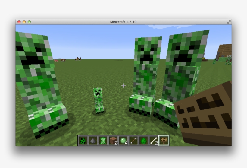 Welp, Here's A Teeny Tiny Creeper For Y'all - Minecraft Creeper, transparent png #9661457