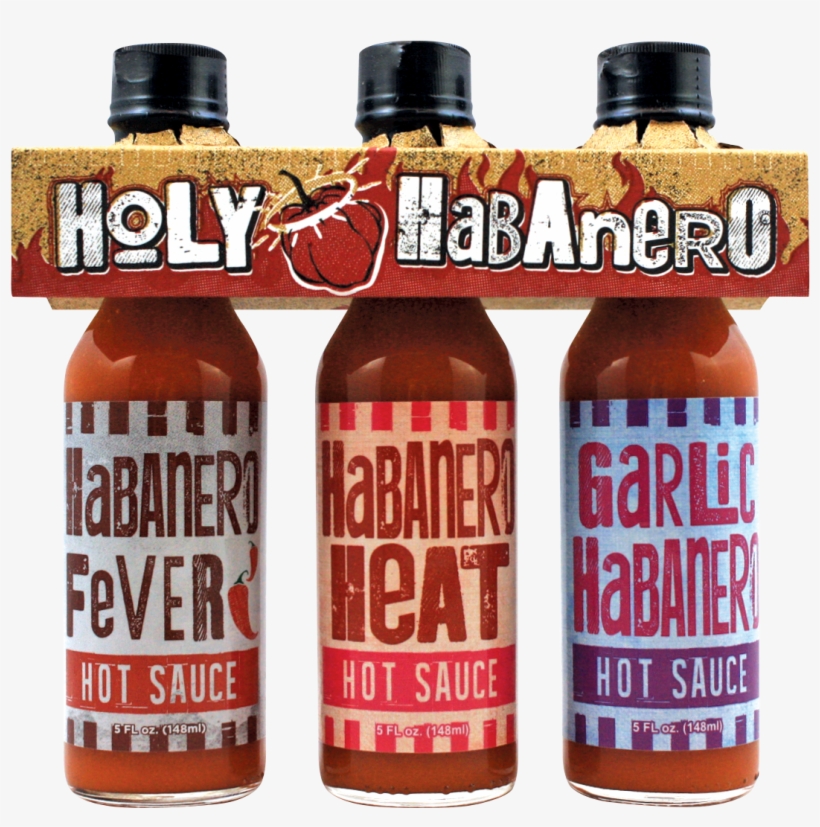 Holy Habanero Hot Sauce - Glass Bottle, transparent png #9661876