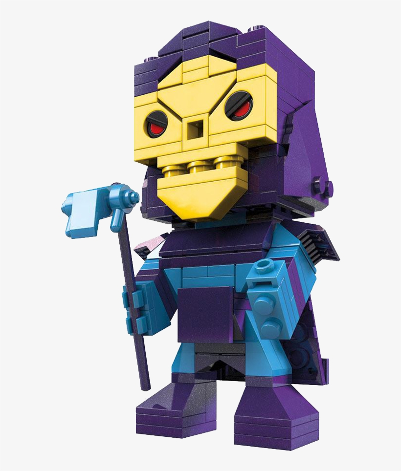 Masters Of The Universe Kubros Figur Skeletor - Mega Construx Kubros, transparent png #9661958