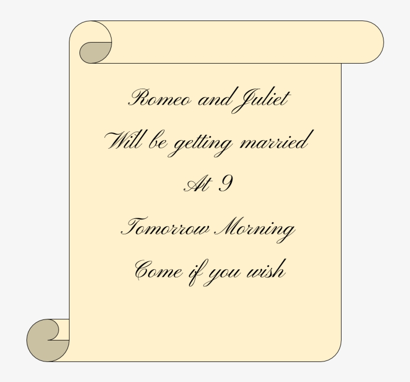 In The 14th Century A Piece Of Paper Would Be Posted - Calligraphy, transparent png #9661960