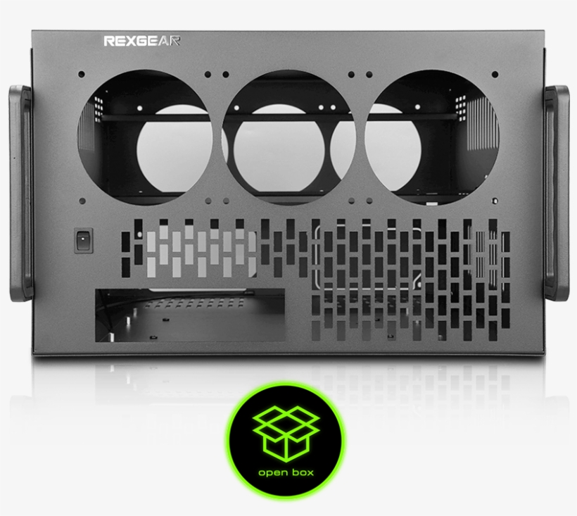 Open Box Hydra Ii 8 Gpu 6u Server Case - Electronics, transparent png #9662075
