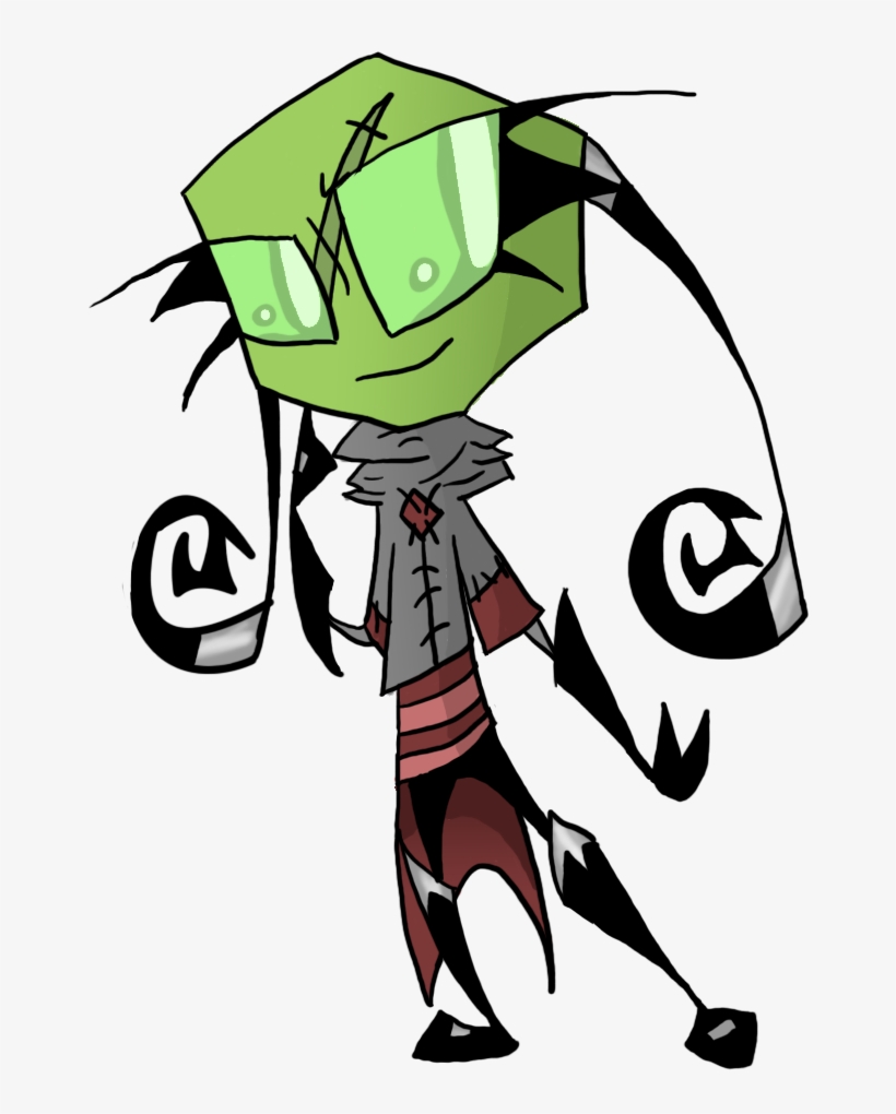 Invader Zim Fancharacters Images Adoptable For Stuffy - Cartoon, transparent png #9662568
