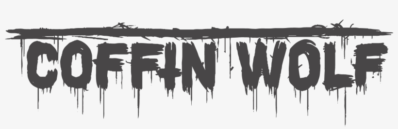 Coffin Wolf Logo Grey - Monochrome, transparent png #9662672